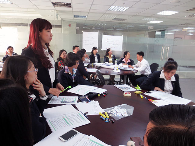 Kỹ năng hướng dẫn và động viên Nhân Viên làm việc hiệu quả - Sacombank (09 & 10.12.2014)